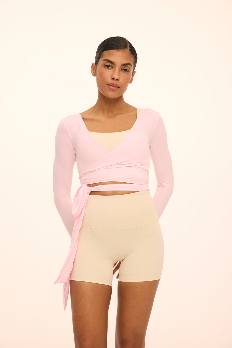 HEY BECCA Кофтинка на завʼязках Anna baby pink
