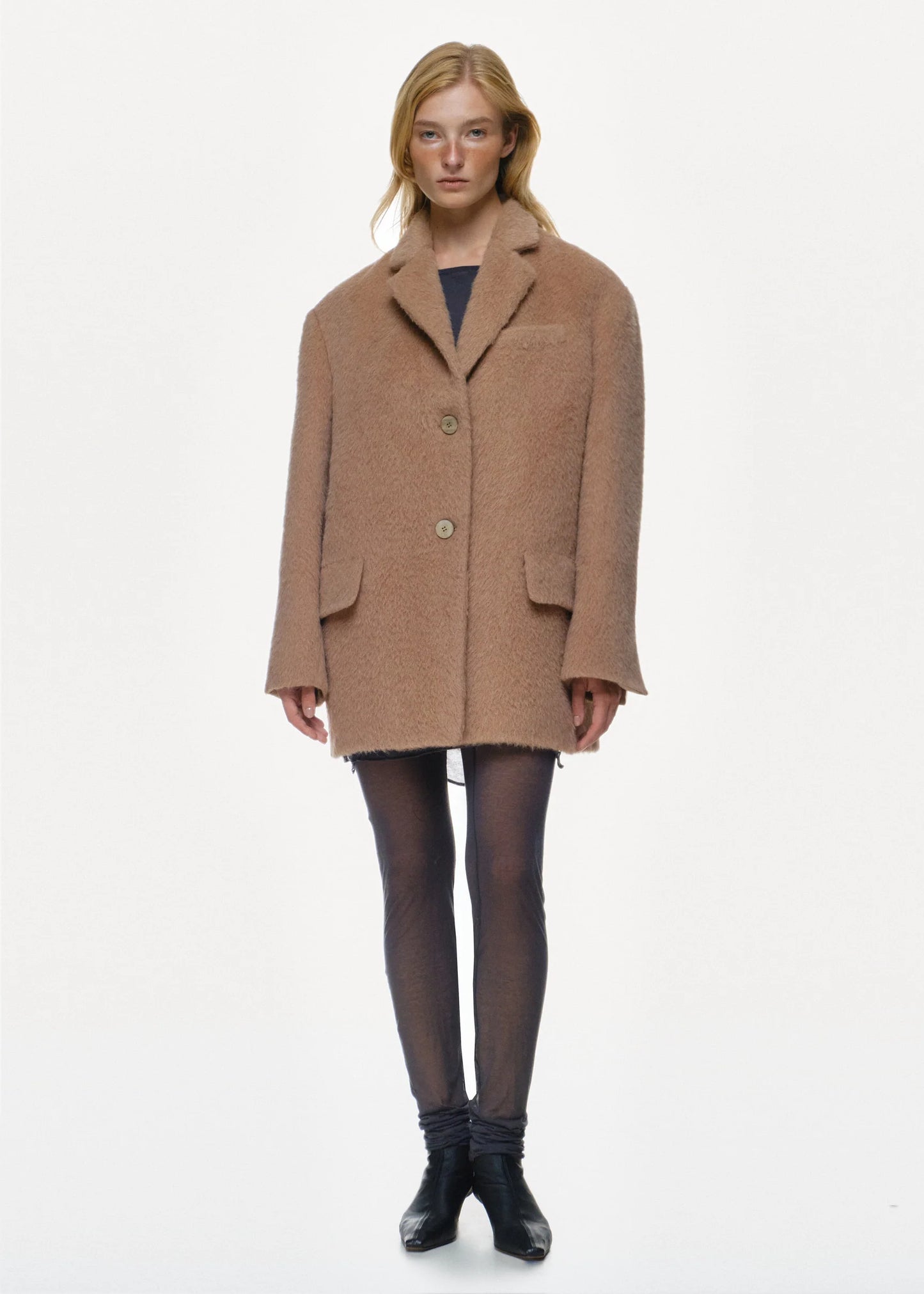 Iam STAND COLLAR COAT