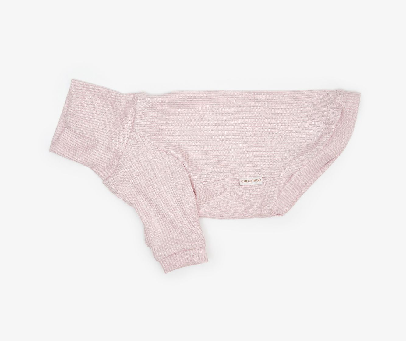 CHOU CHOU Гольф класичний з ангори для собак пудровий