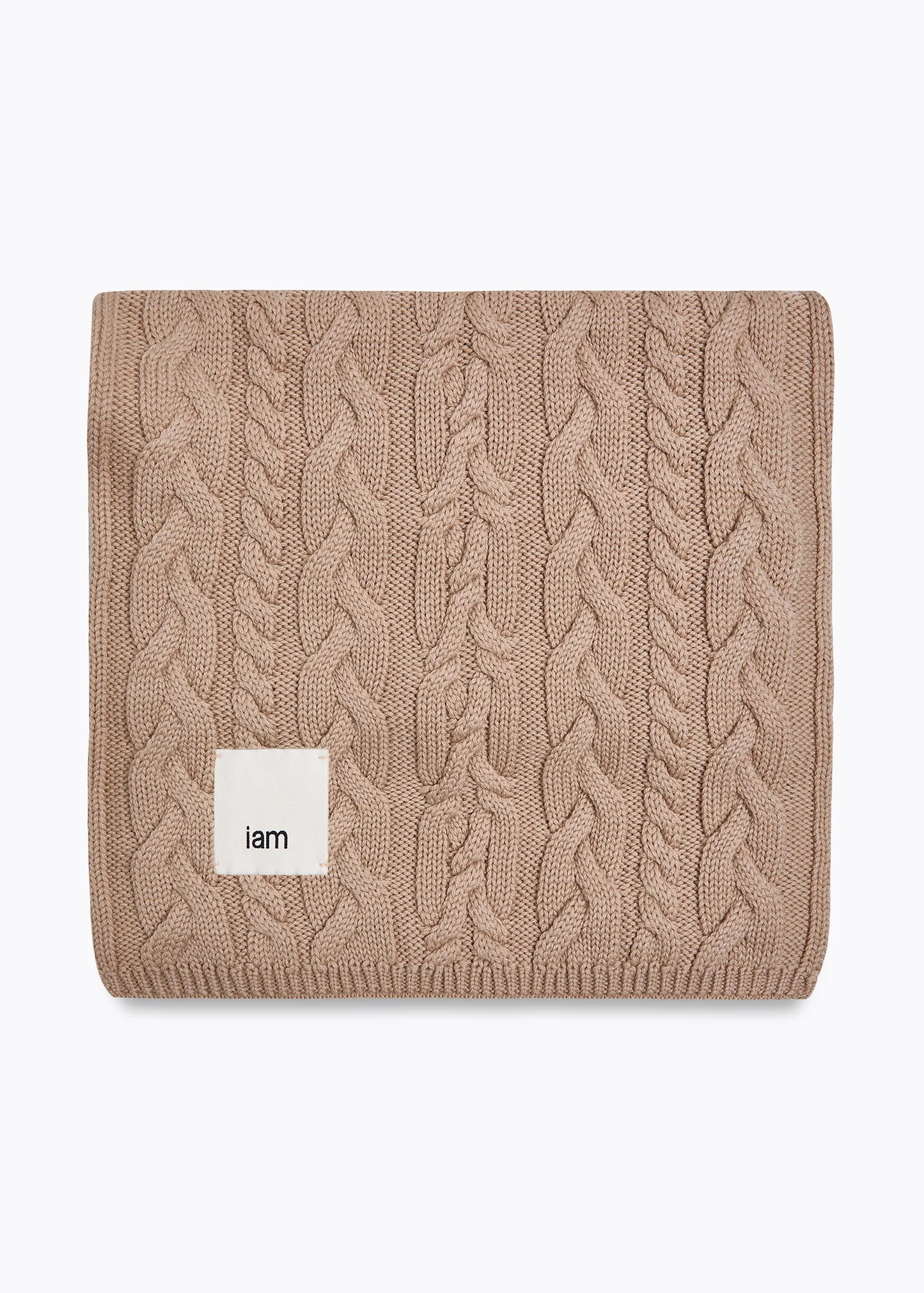 Iam BRAIDED BEIGE SCARF