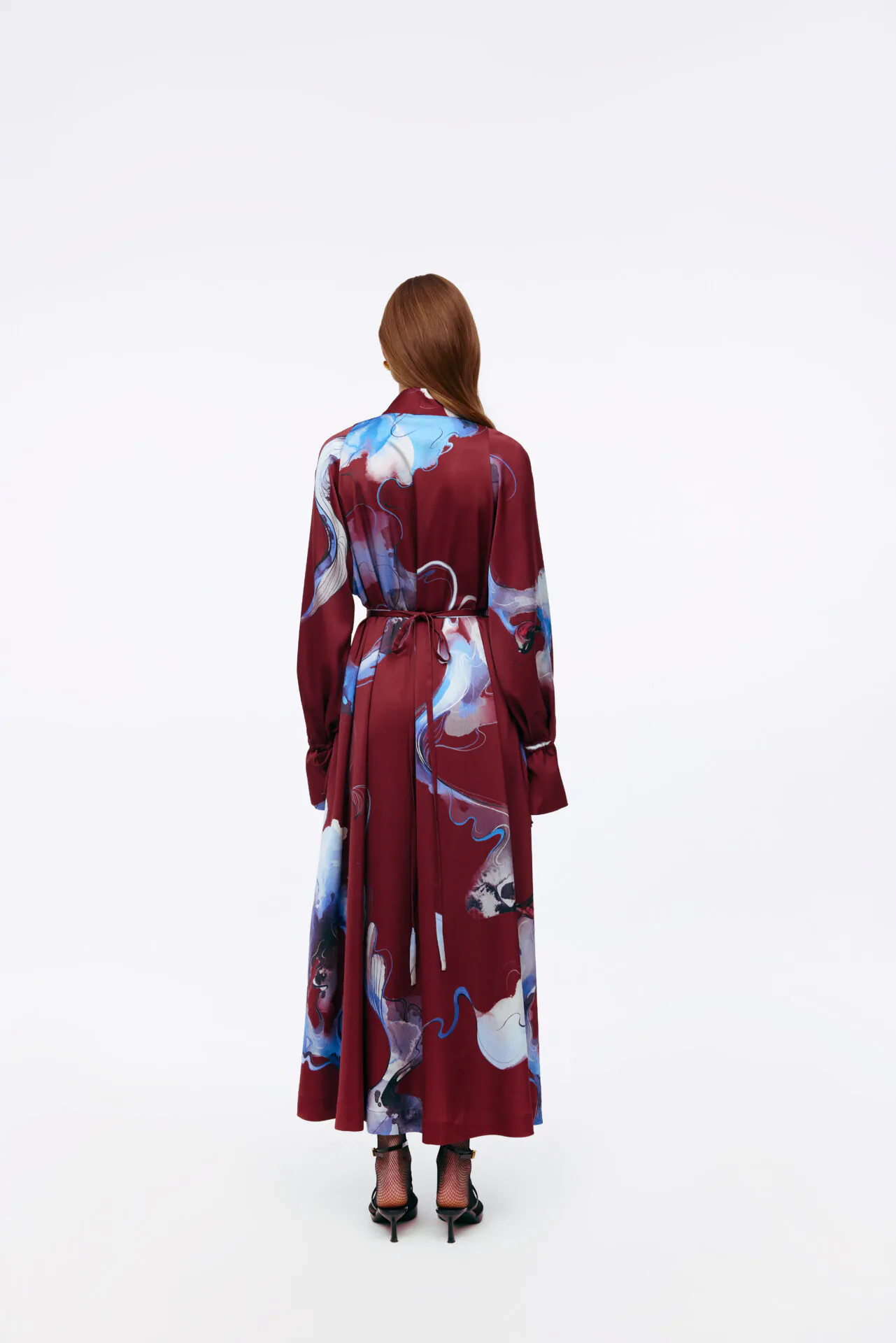 MY x MY Сукня-кімоно Odetta, burgundy