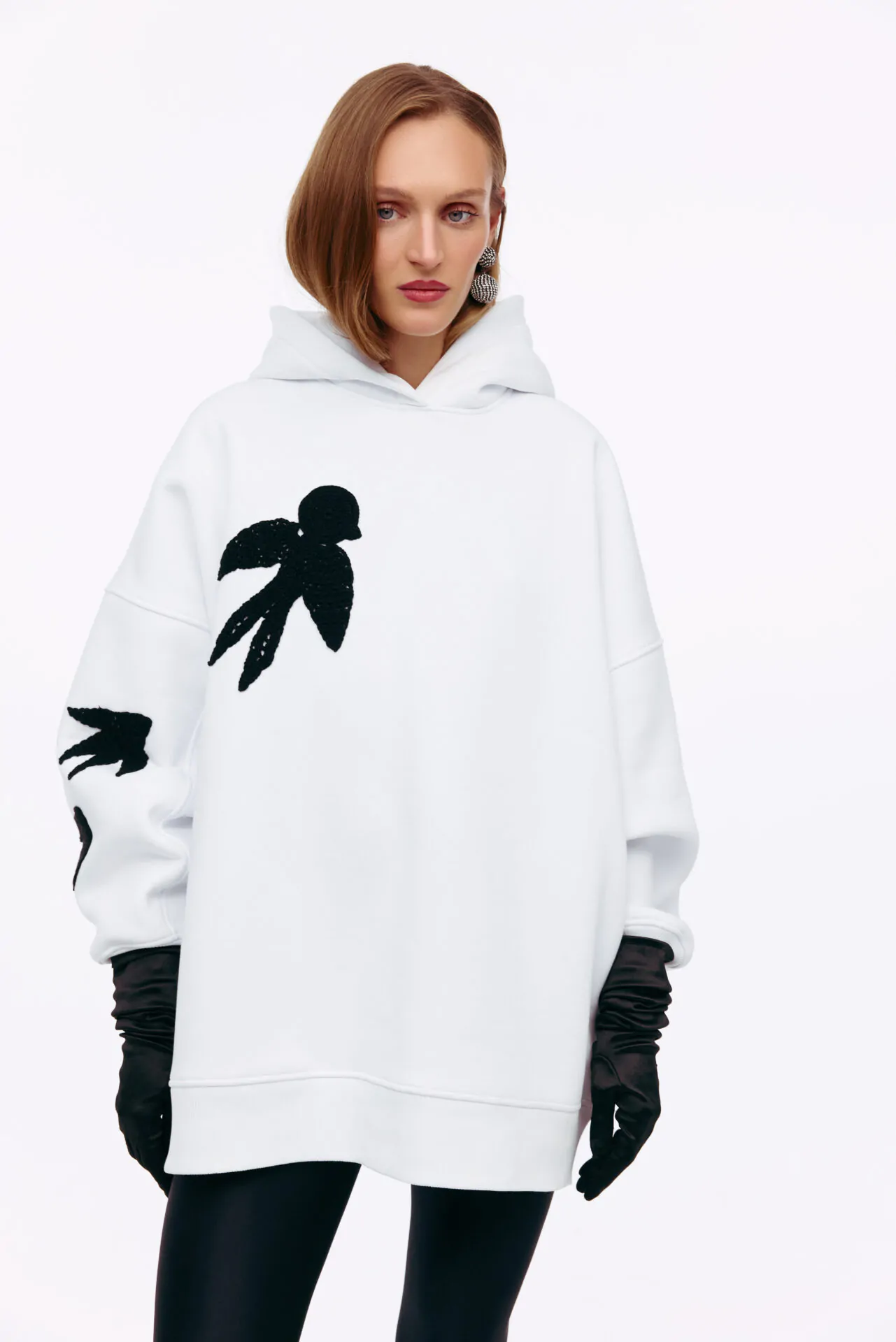 MY x MY Худі Pryletila Lastivochka, white
