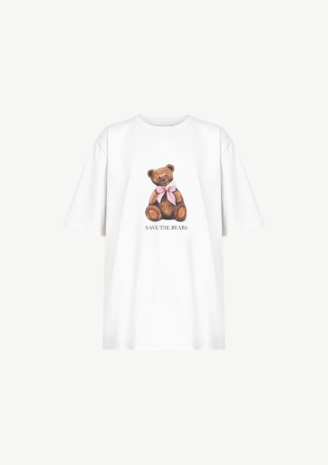 Alice K Футболка жіноча "Save The Bears» в молочному кольорі