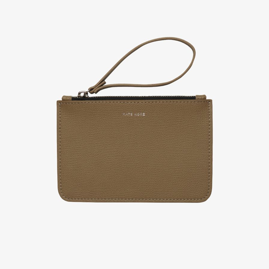 Kate Kore Saffiano Mini Wallet Sand