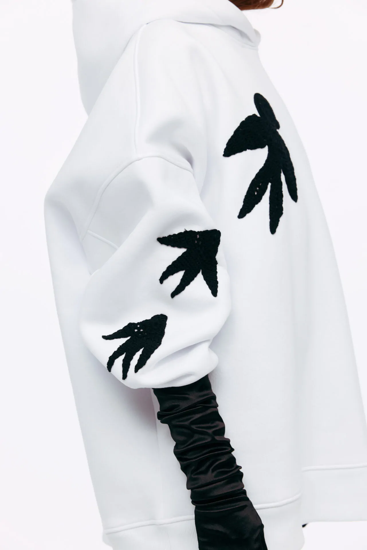 MY x MY Худі Pryletila Lastivochka, white
