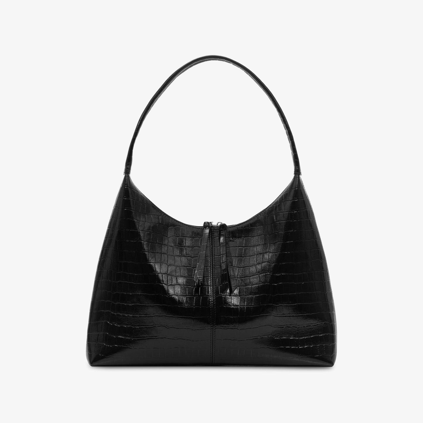 Kate Kore Hobo Croco Black