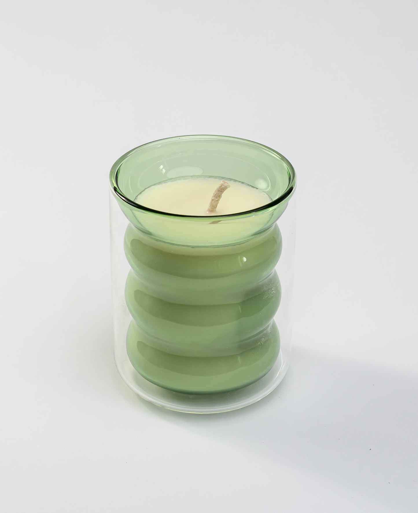 FIRE RABIT Свічка Glass Jar зеленого кольору