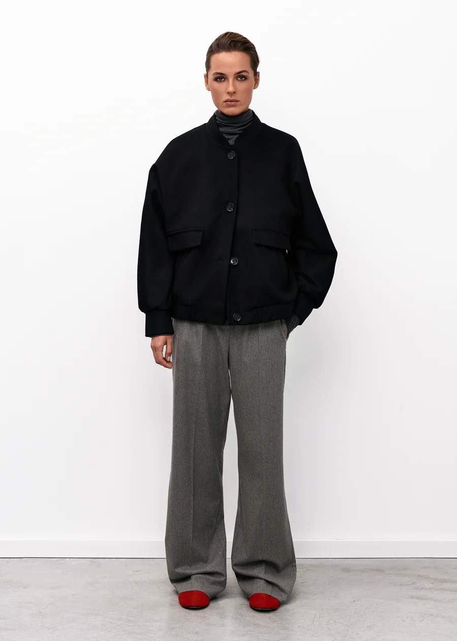 Iam WOOL BOMBER JACKET
