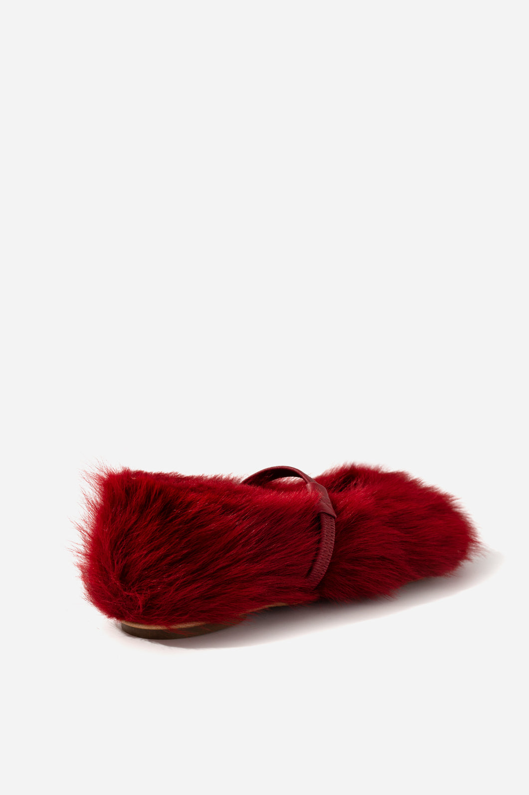 Kachorovska EMILY FUR балетки бордові