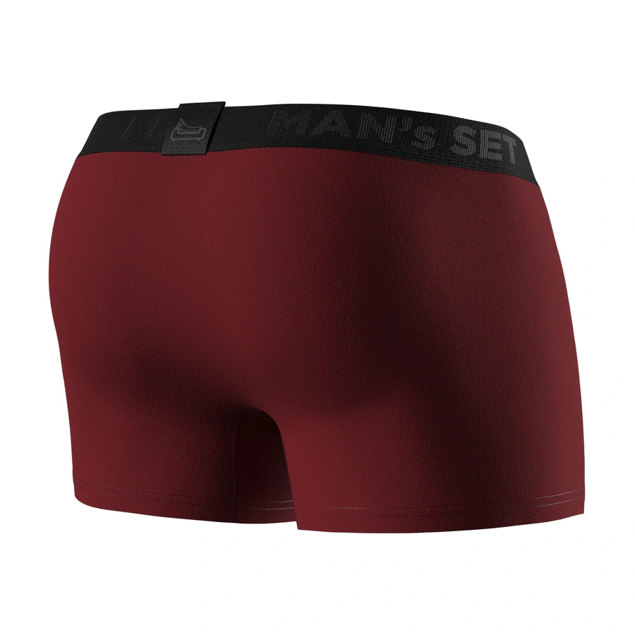 MAN's SET Чоловічі анатомічні боксери Intimate 2.1 Black Series, бордовий