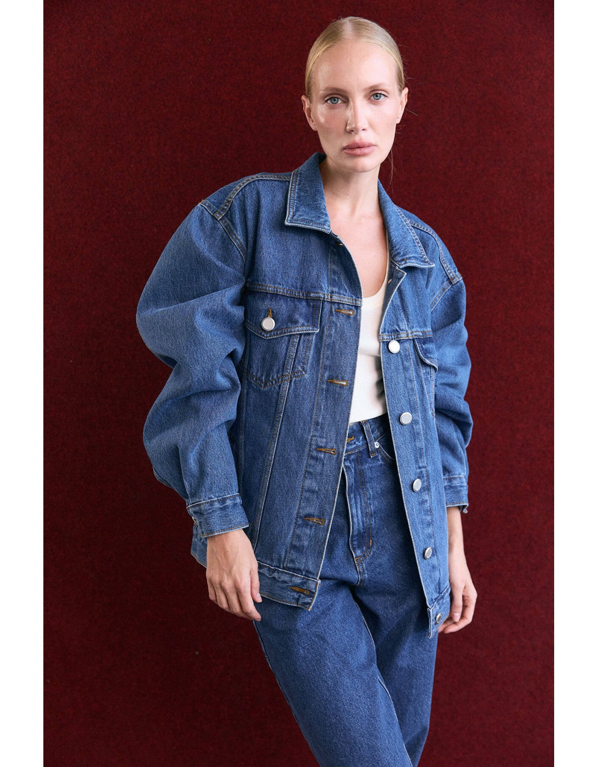 AISENBERG ДЖИНСОВА КУРТКА OVERSIZE