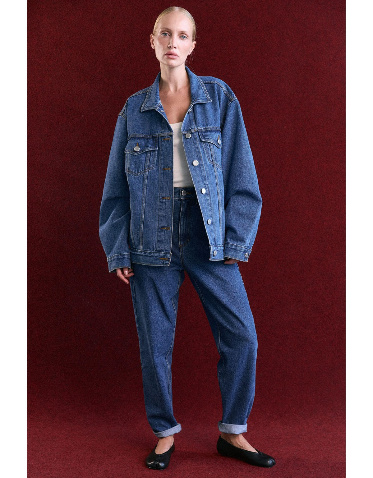 AISENBERG ДЖИНСОВА КУРТКА OVERSIZE