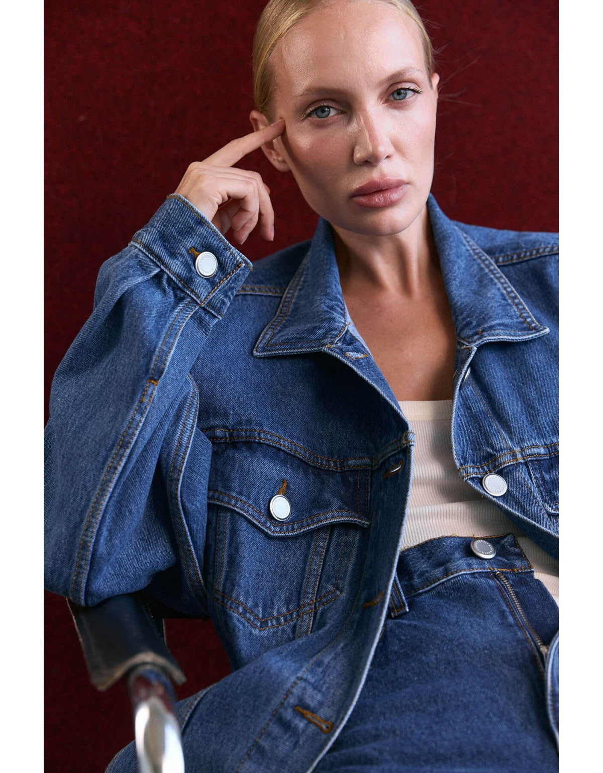 AISENBERG ДЖИНСОВА КУРТКА OVERSIZE
