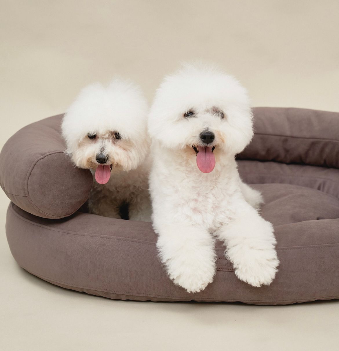 CHOU CHOU Лежак ортопедичний для собак "Marshmallow" коричневий