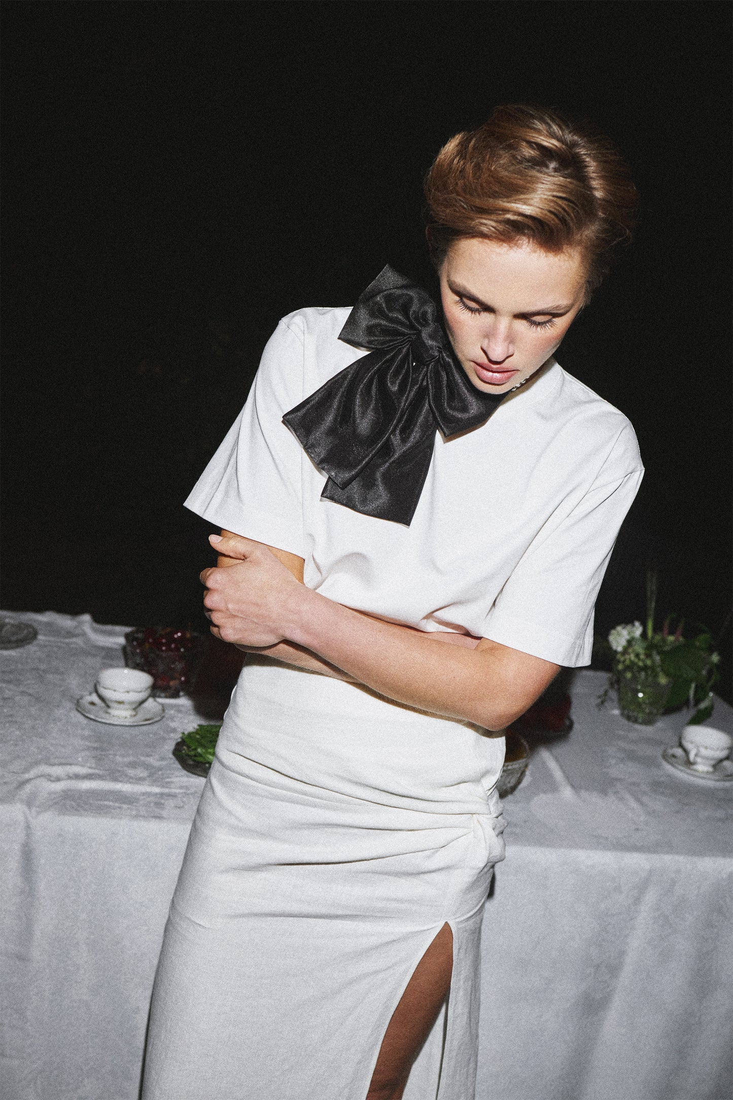 BAZHANE СПІДНИЦЯ ЛЛЯНА МАКСІ З ВУЗЛОМ