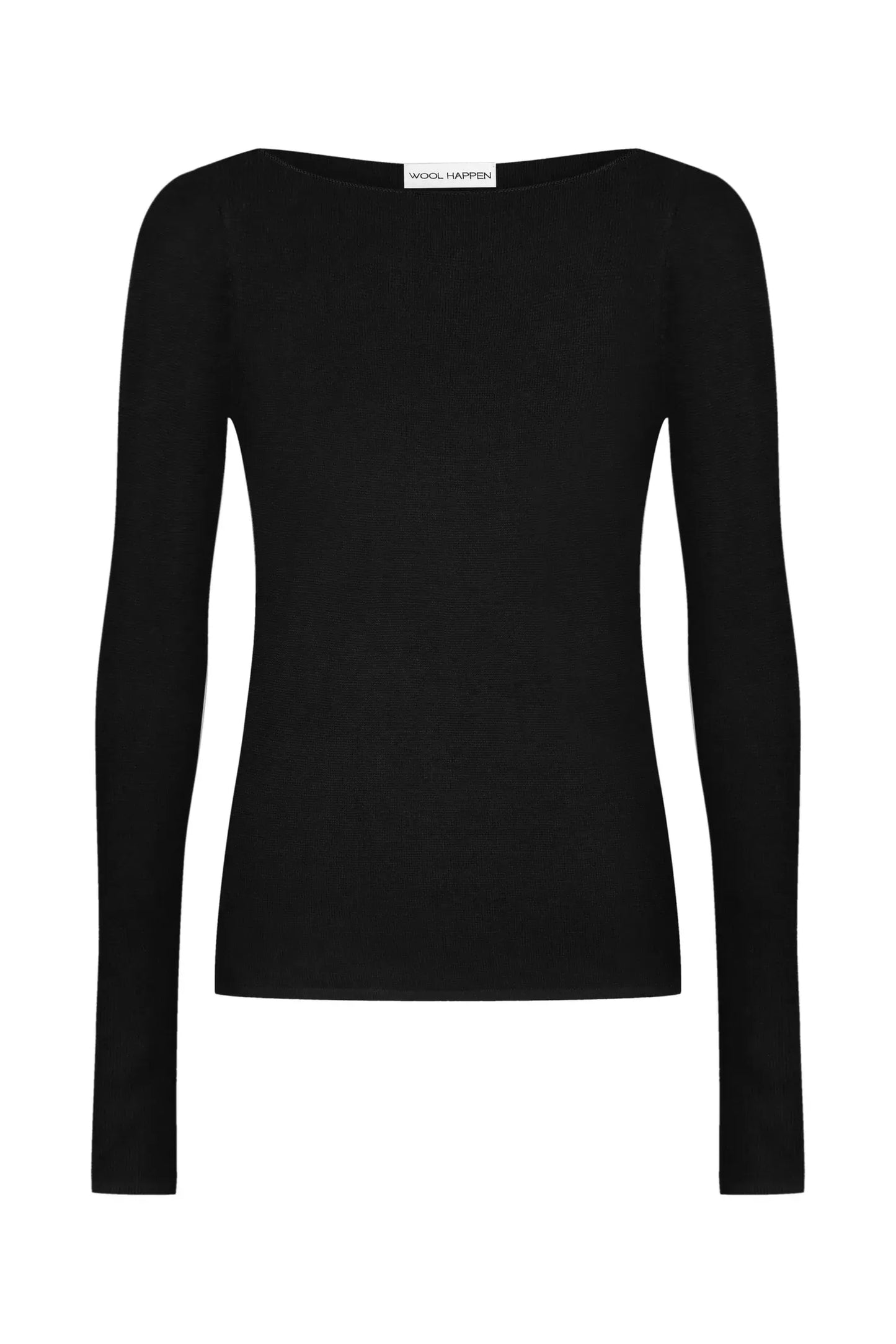 Wool Happen Лонгслів Jane чорний
