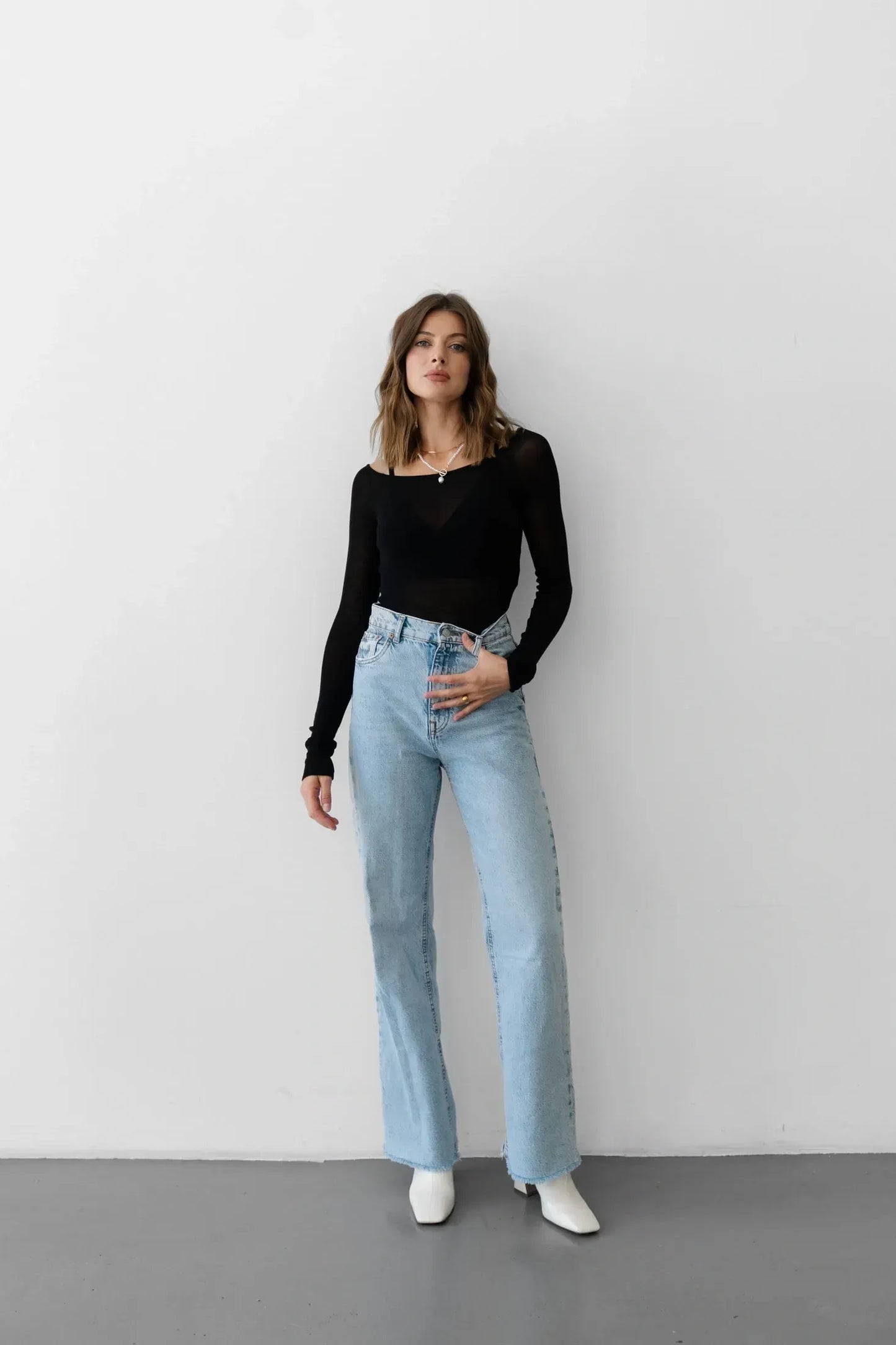 Wool Happen Лонгслів Rose чорний