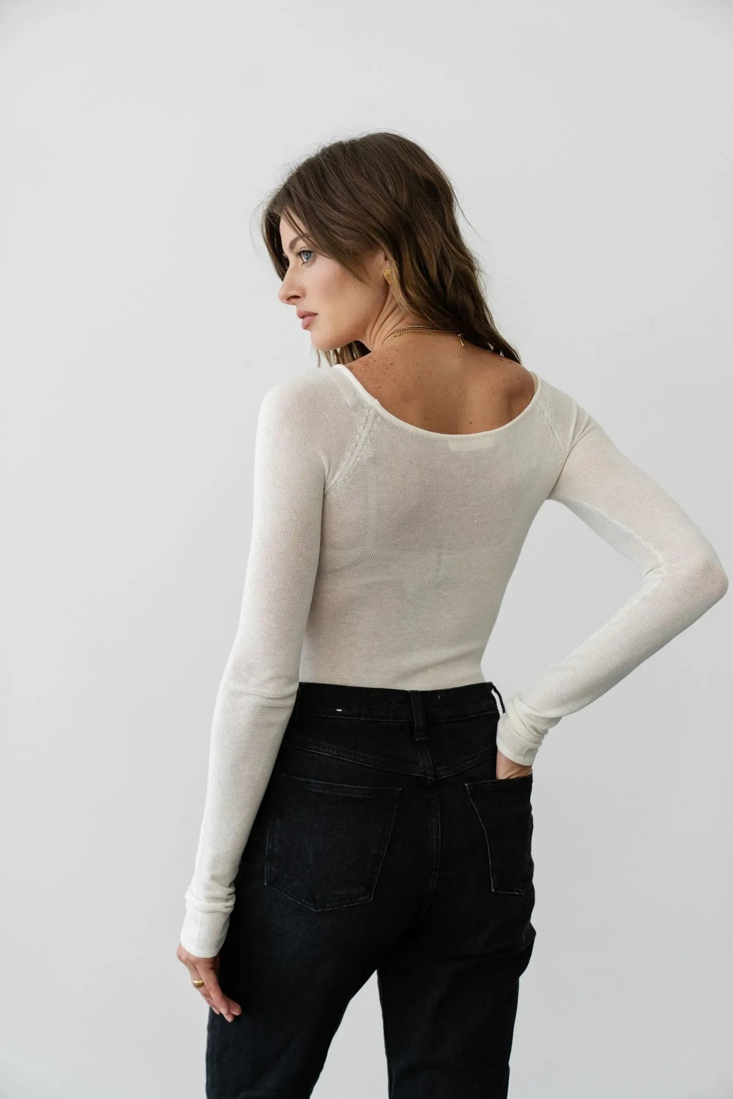 Wool Happen Лонгслів Rose молочний