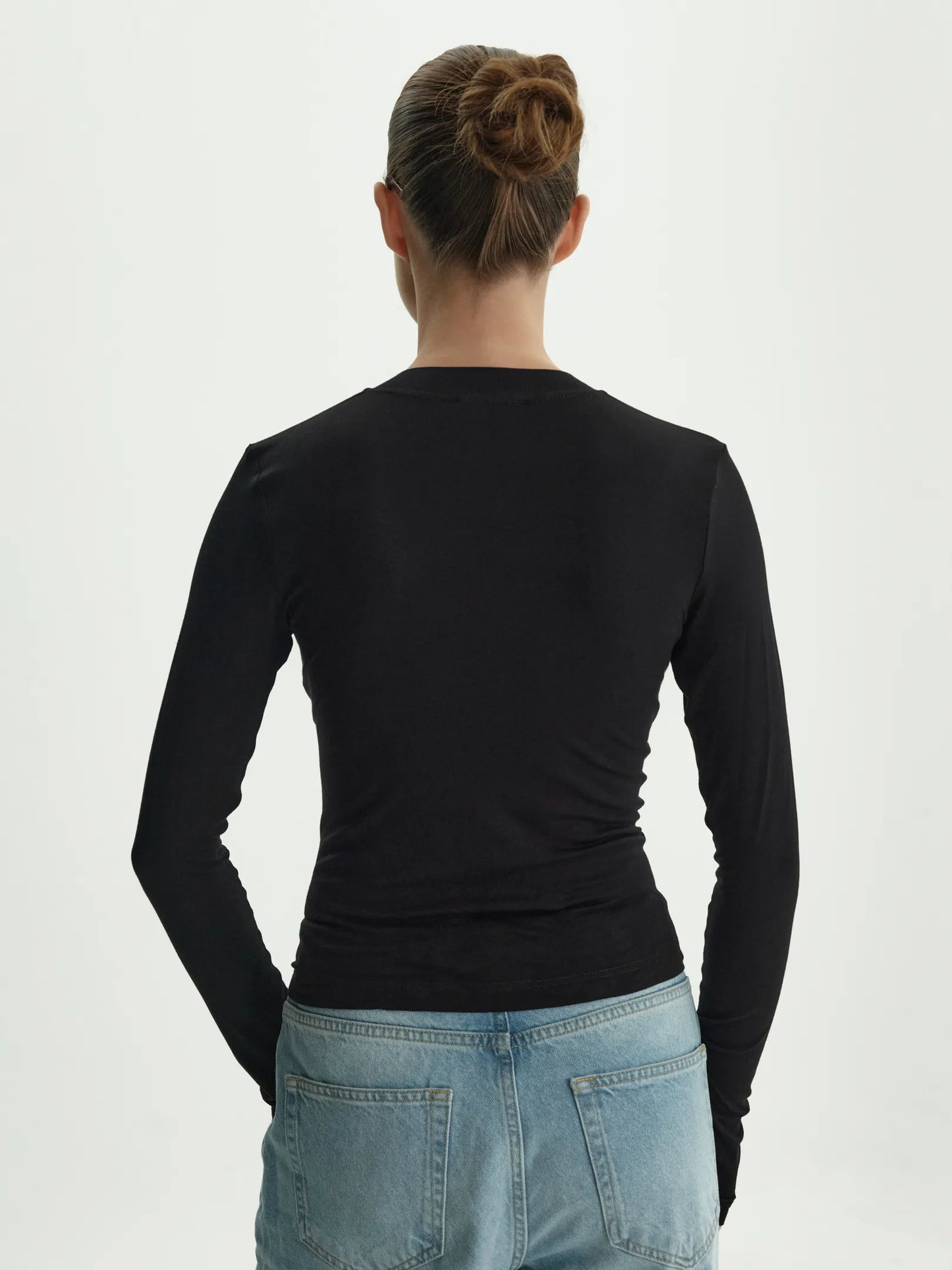 MOCKO Чорний лонгслів Nia