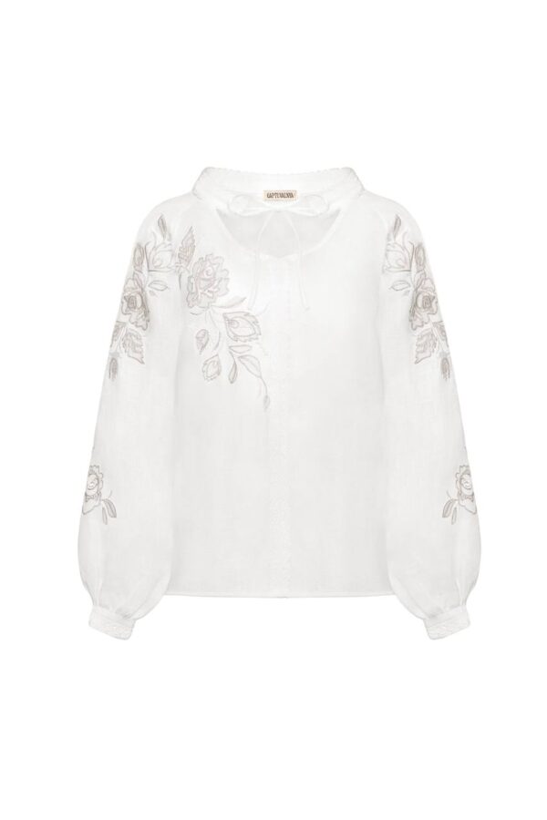 Gaptuvalnya Сорочка з дизайнерською вишивкою “Рожа”