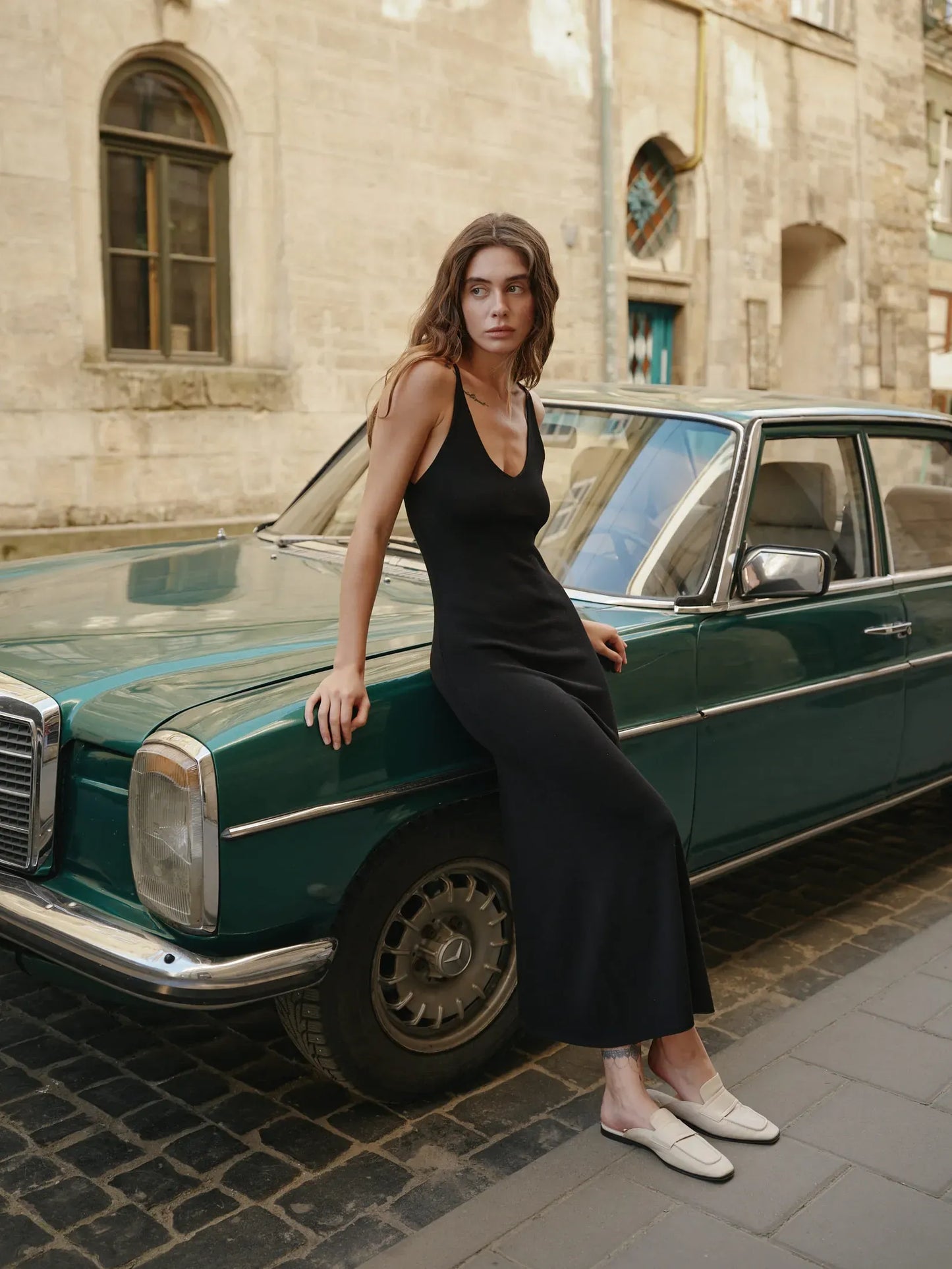 Wool Happen Сукня Gia чорна