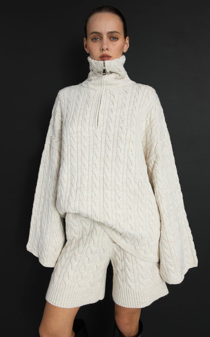 COOSH ШОРТИ ВОВНЯНІ В КОСИЧКУ