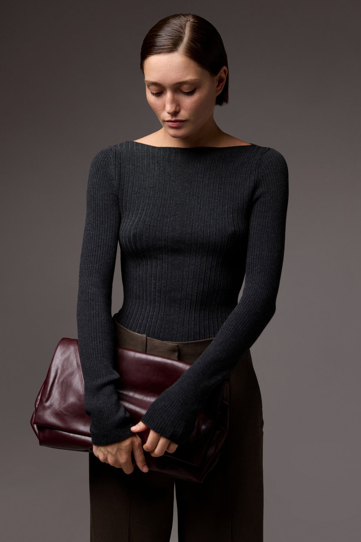 Wool Happen Лонгслів Holly антрацит