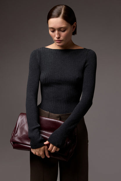 Wool Happen Лонгслів Holly антрацит