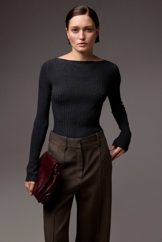 Wool Happen Лонгслів Holly антрацит
