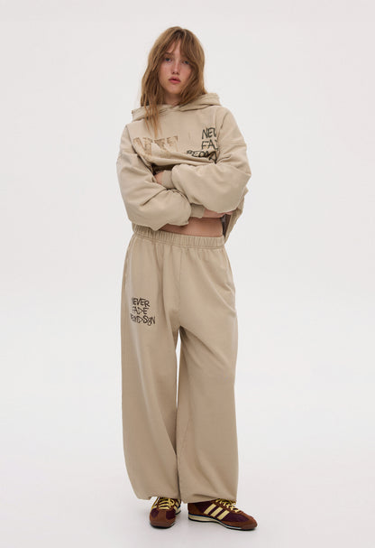 BE OM ДЖОГЕРИ ОВЕРСАЙЗ ВИВАРЕНІ БЕЖЕВІ