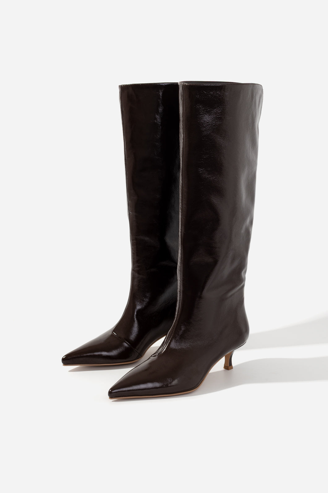 Kachorovska CONNIE чоботи темно-коричневі шкіряні