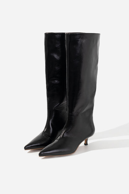 Kachorovska CONNIE чоботи чорні з блиском шкіряні