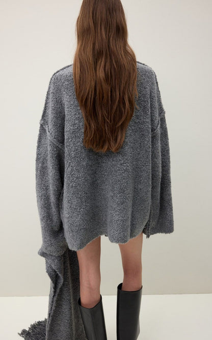COOSH СВЕТР БУКЛЕ ЗІ СПУЩЕНОЮ ЛІНІЄЮ ПЛЕЧА