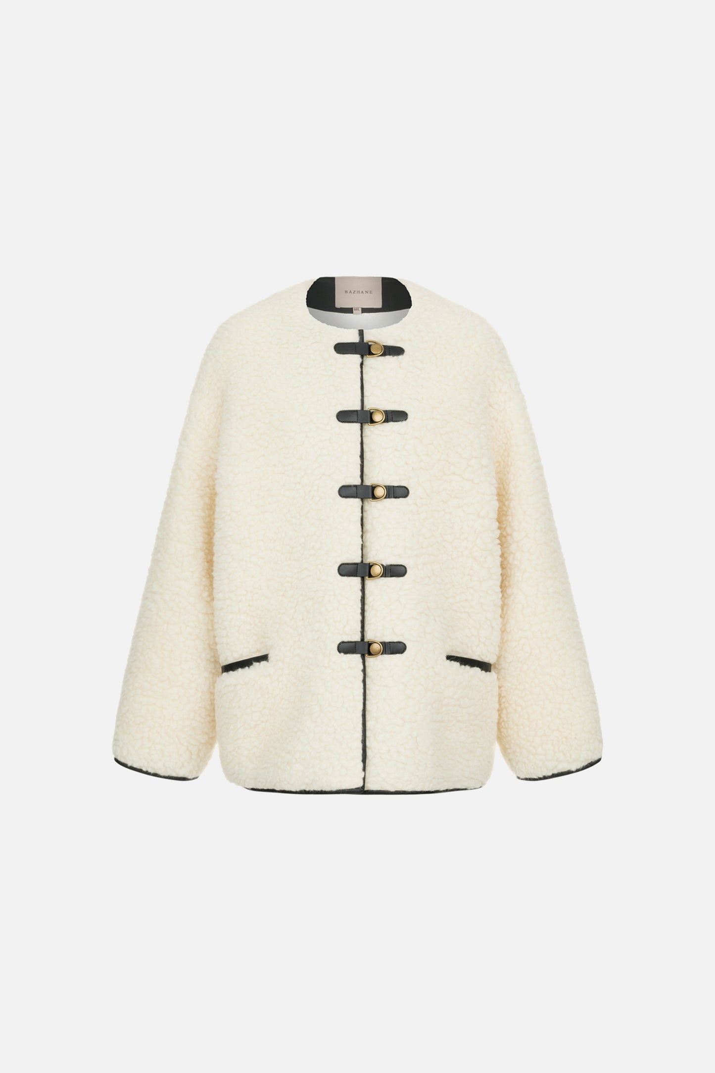 BAZHANE ЕКО-ШУБА ОВЕРСАЙЗ ІЗ ЗАСТІБКАМИ