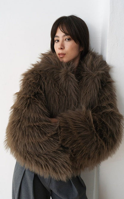 COOSH ШУБА КОРОТКА JADE ЗІ ШТУЧНОГО ХУТРА