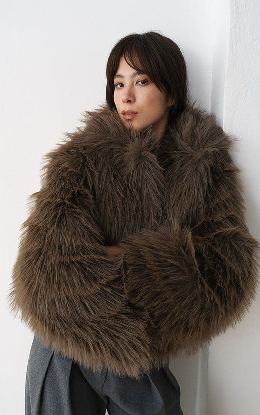 COOSH ШУБА КОРОТКА JADE ЗІ ШТУЧНОГО ХУТРА