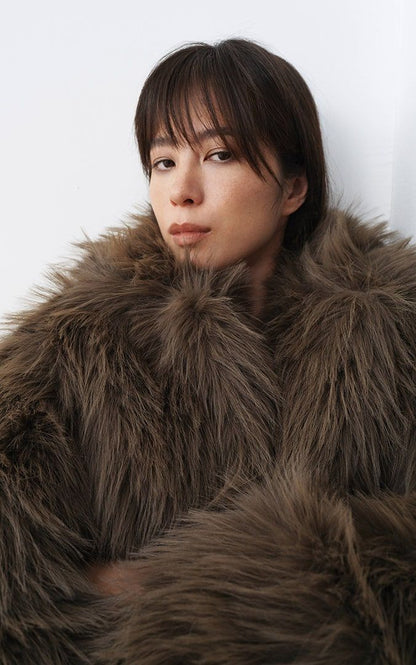 COOSH ШУБА КОРОТКА JADE ЗІ ШТУЧНОГО ХУТРА