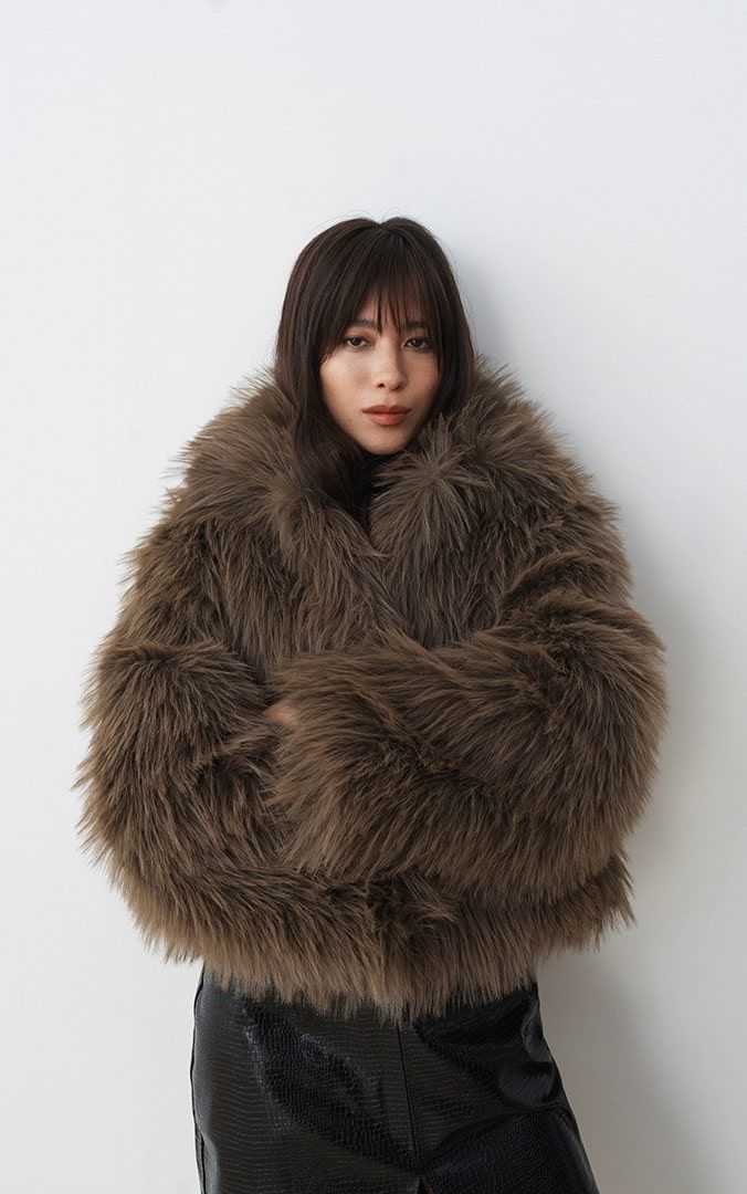 COOSH ШУБА КОРОТКА JADE ЗІ ШТУЧНОГО ХУТРА