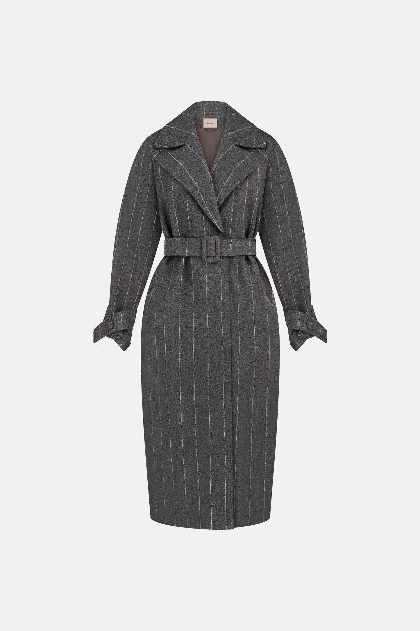 BAZHANE ПАЛЬТО МАКСІ ЗІ СПУЩЕНИМ РУКАВОМ