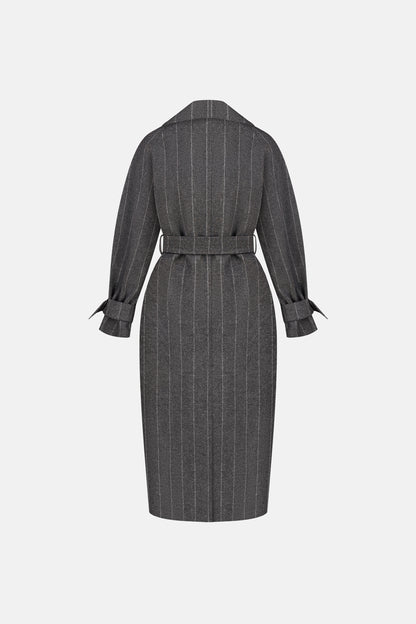 BAZHANE ПАЛЬТО МАКСІ ЗІ СПУЩЕНИМ РУКАВОМ