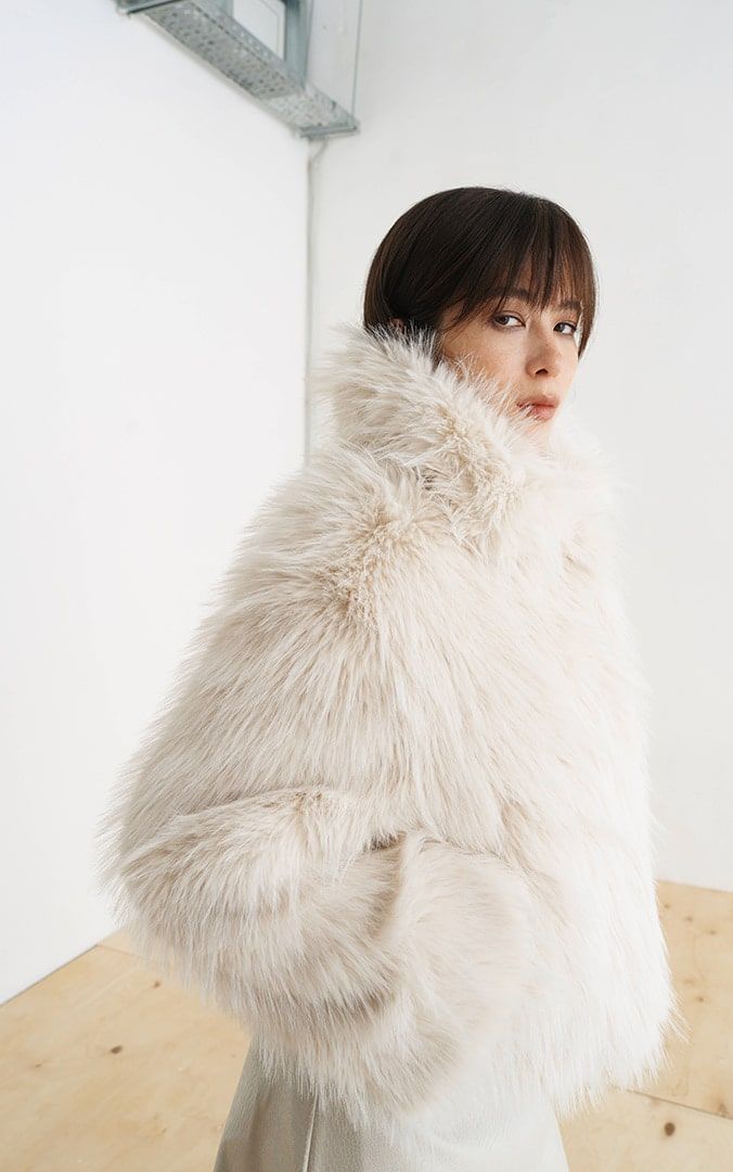 COOSH ШУБА КОРОТКА JADE ЗІ ШТУЧНОГО ХУТРА