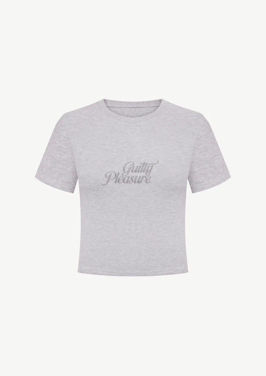 Alice K Футболка "Guilty Pleasure" в світло сірому кольорі