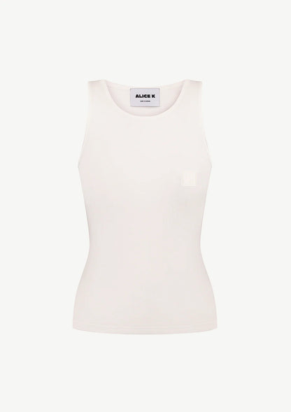 Alice K Топ з віскози в молочному кольорі