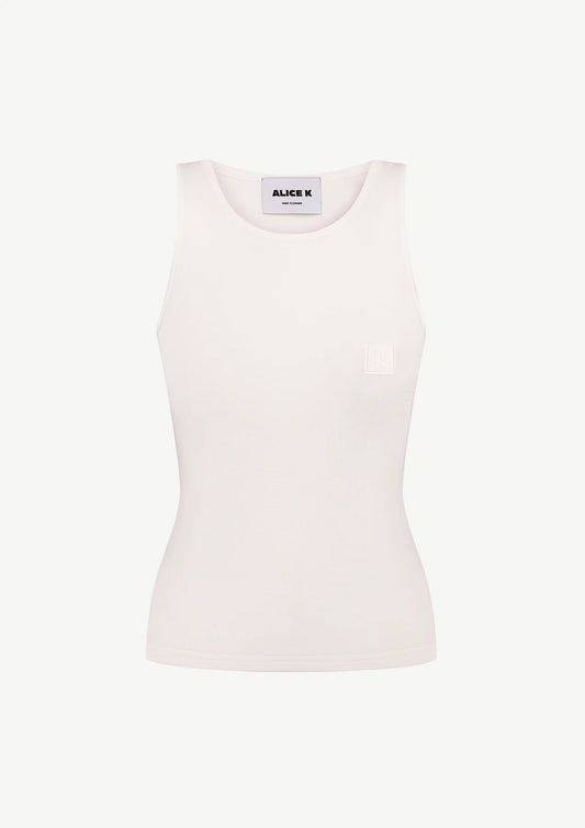 Alice K Топ з віскози в молочному кольорі