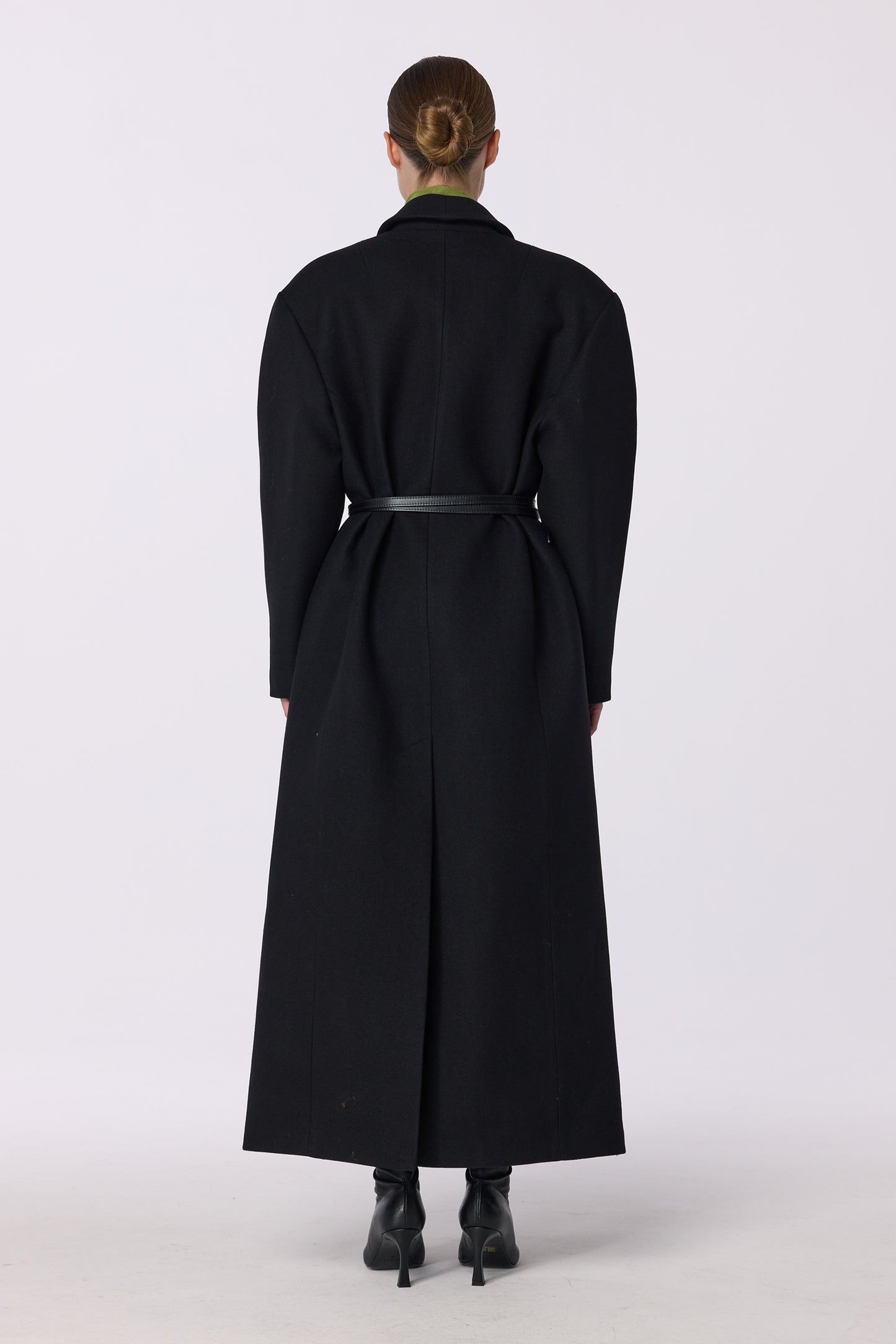 BAZHANE ДВОБОРТНЕ ПАЛЬТО З АКЦЕНТНИМ ПЛЕЧЕМ