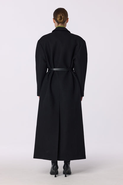 BAZHANE ДВОБОРТНЕ ПАЛЬТО З АКЦЕНТНИМ ПЛЕЧЕМ