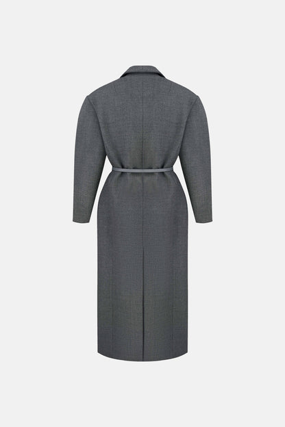 BAZHANE ДВОБОРТНЕ ПАЛЬТО З АКЦЕНТНИМ ПЛЕЧЕМ