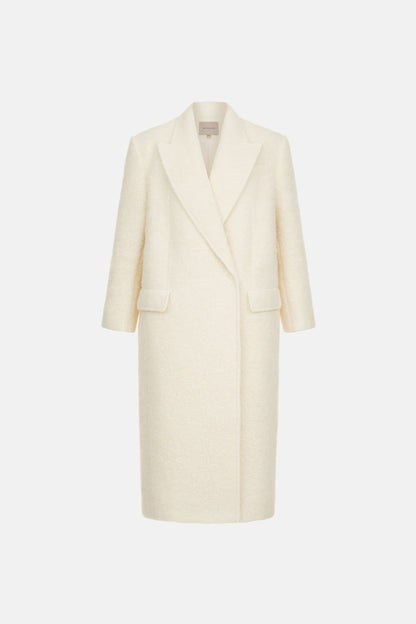 BAZHANE ПАЛЬТО ОВЕРСАЙЗ ПРЯМОГО КРОЮ З АЛЬПАКИ