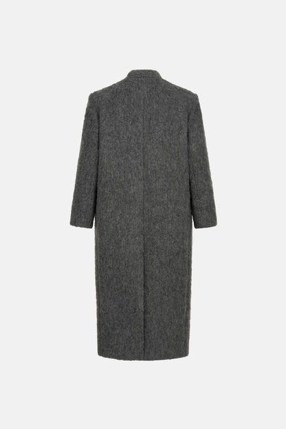 BAZHANE ПАЛЬТО ОВЕРСАЙЗ ПРЯМОГО КРОЮ З АЛЬПАКИ