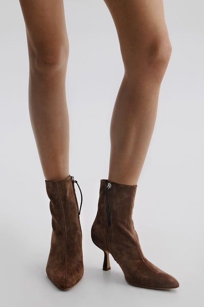 Kachorovska BRUNA ботільйони коричневі замшеві